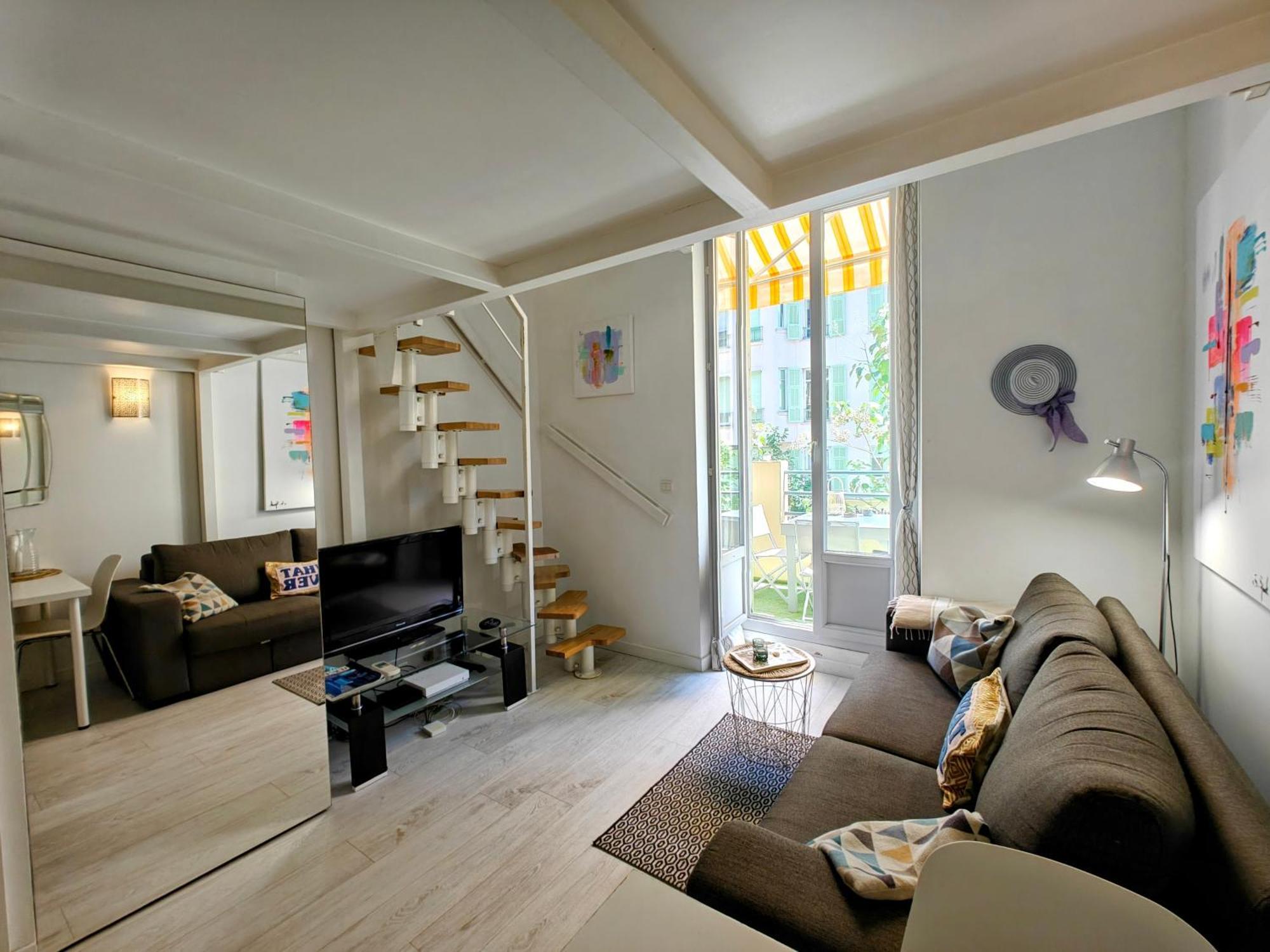 Апартаменты Duplex Central Close Beaches And Shops And Balcony Ницца Экстерьер фото